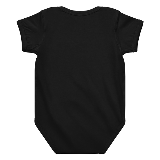 Baby-Jersey-Body von Dersimstore in Schwarz, Rückansicht