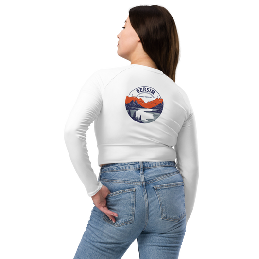 Langarm Crop Top für Damen