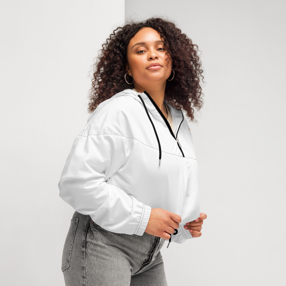 Bauchfreier Damen-Windbreaker