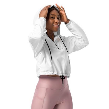 Bauchfreier Damen-Windbreaker
