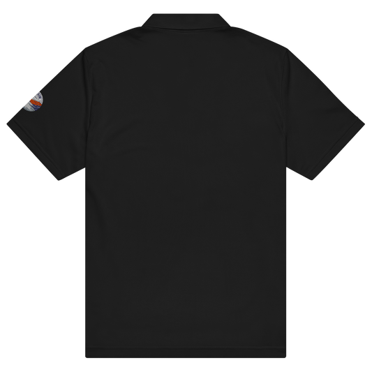 adidas Sport-Polo-Shirt von Dersimstore in Schwarz, Rückansicht