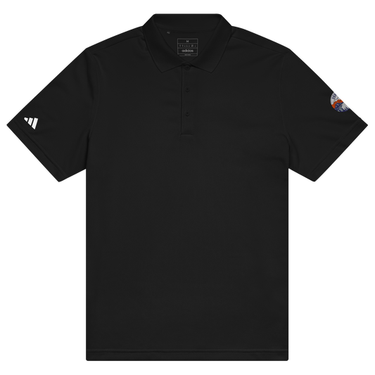 adidas Sport-Polo-Shirt von Dersimstore in Schwarz, Vorderansicht