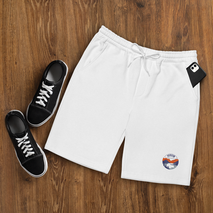 Sweatshorts grau mit rundem Emblem Vordersete