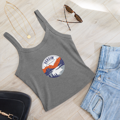 Damen Tanktop mit feiner Rippstruktur