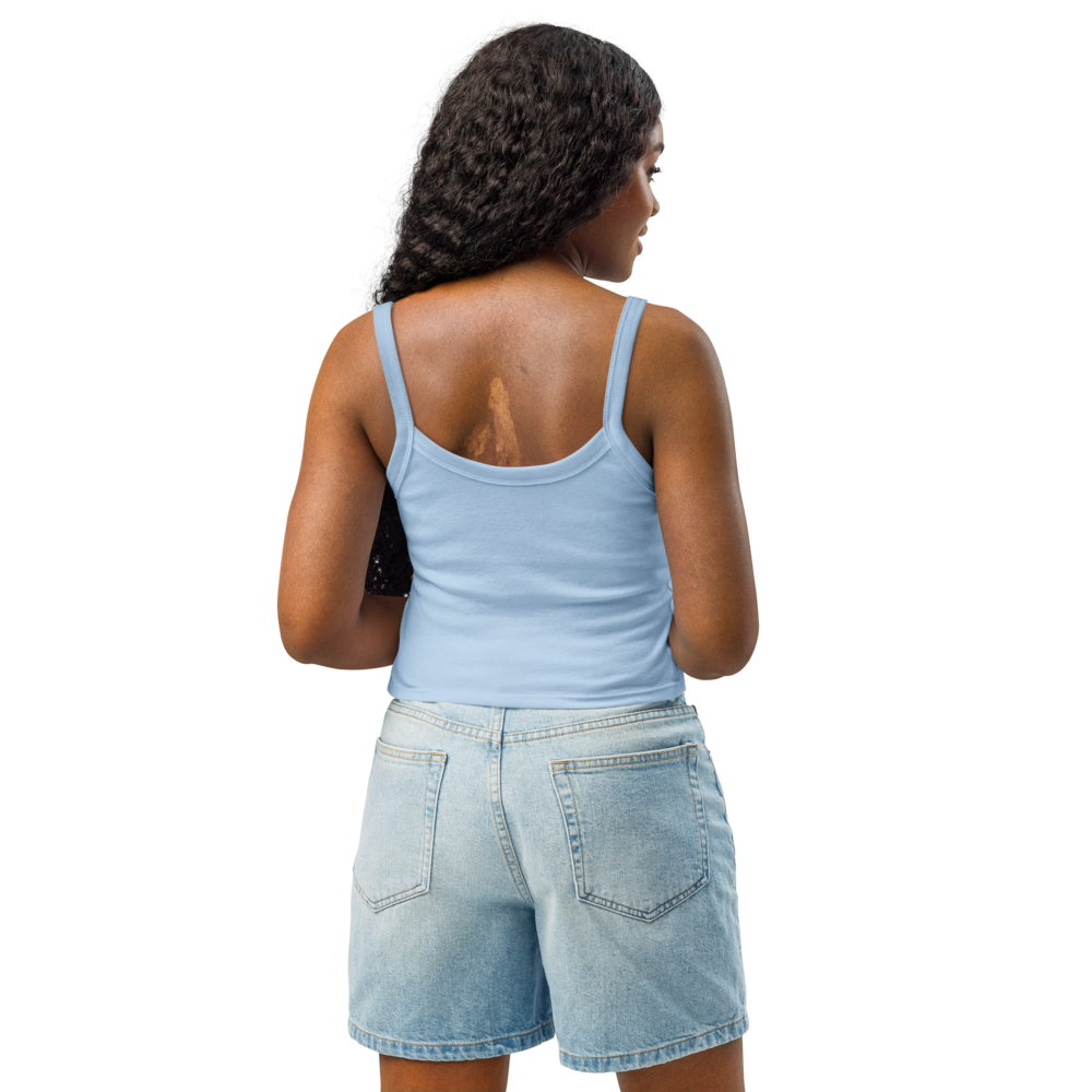 Damen Tanktop mit feiner Rippstruktur