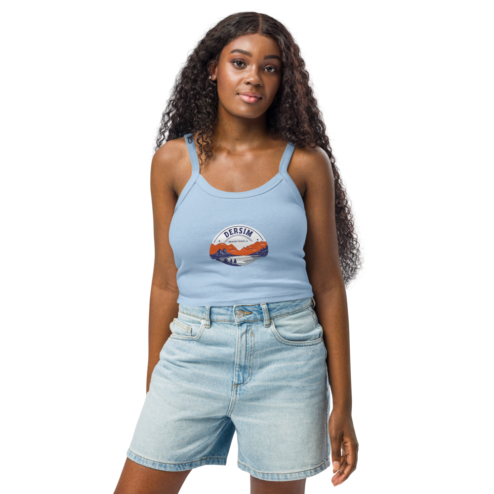 Damen Tanktop mit feiner Rippstruktur