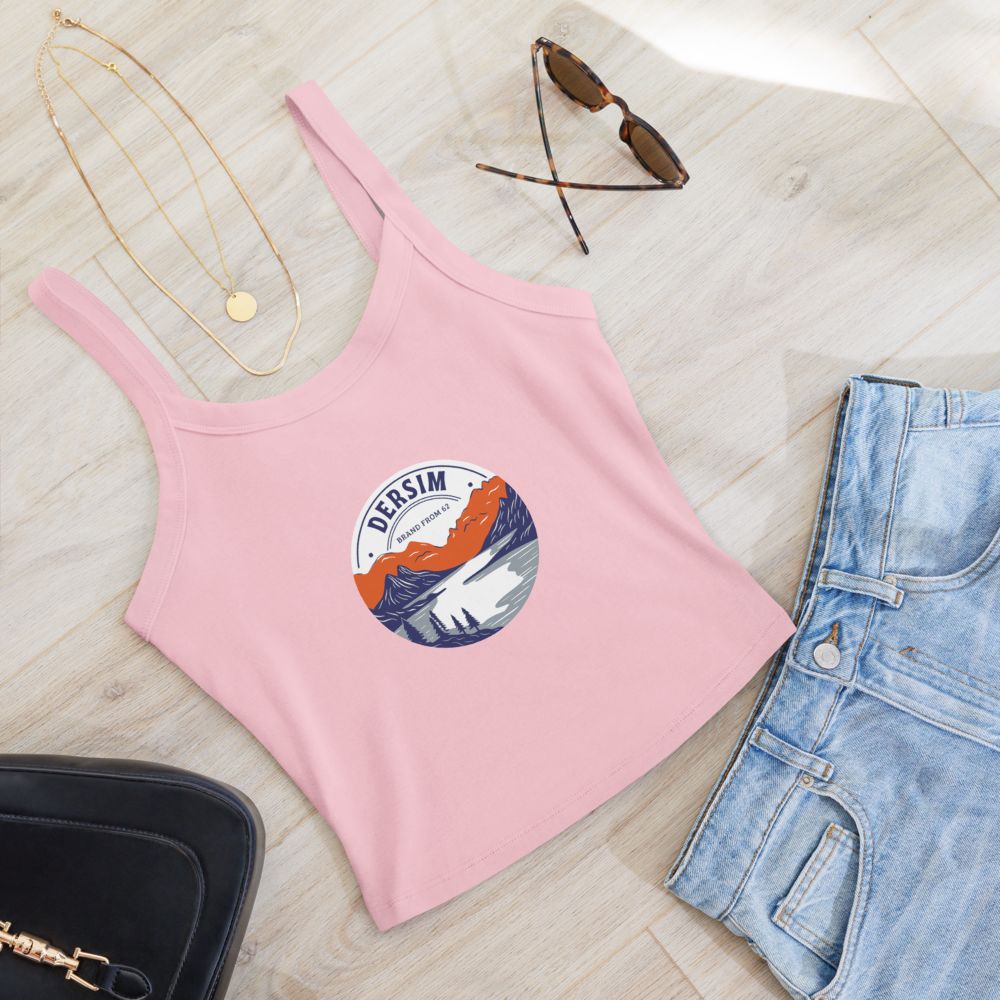 Damen Tanktop mit feiner Rippstruktur