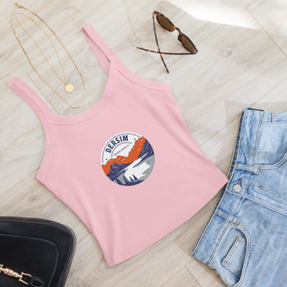 Damen Tanktop mit feiner Rippstruktur