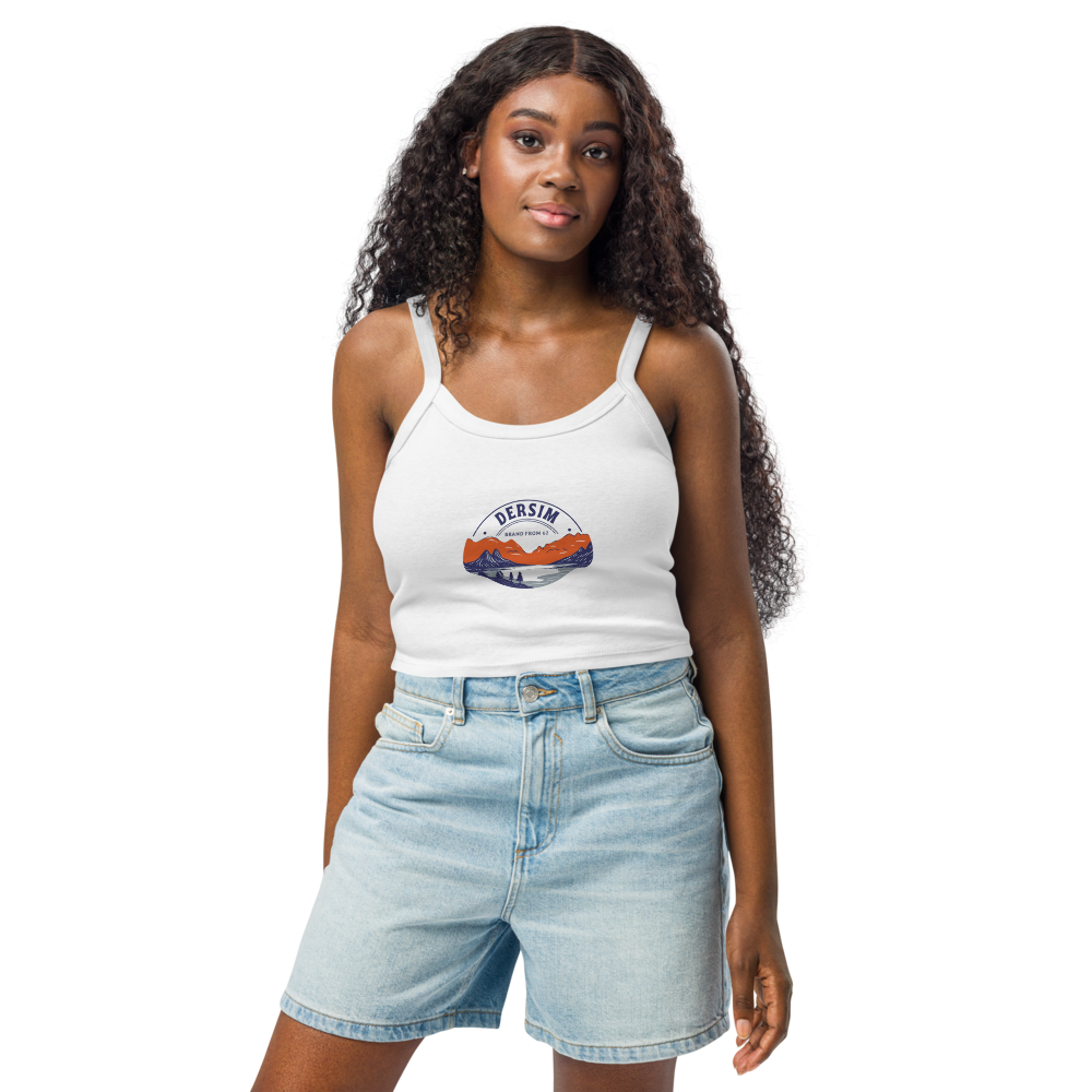 Damen Tanktop mit feiner Rippstruktur